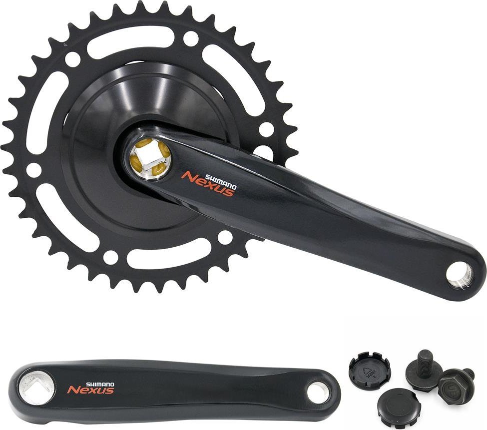 Shimano Mechanizm Korbowy Shimano Nexus FC-C6000, 1rz, 38T, 170mm, czarny