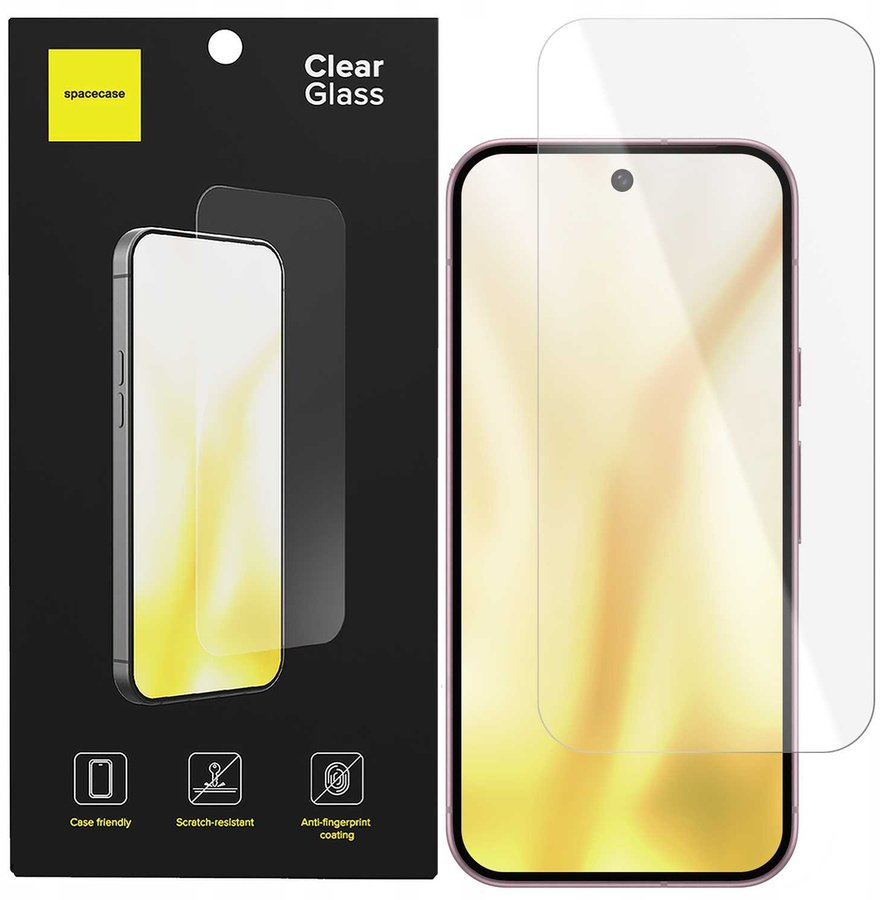Spacecase Szkło hartowane Glass Clear Google Pixel 9/9 Pro/10/10 Pro standard