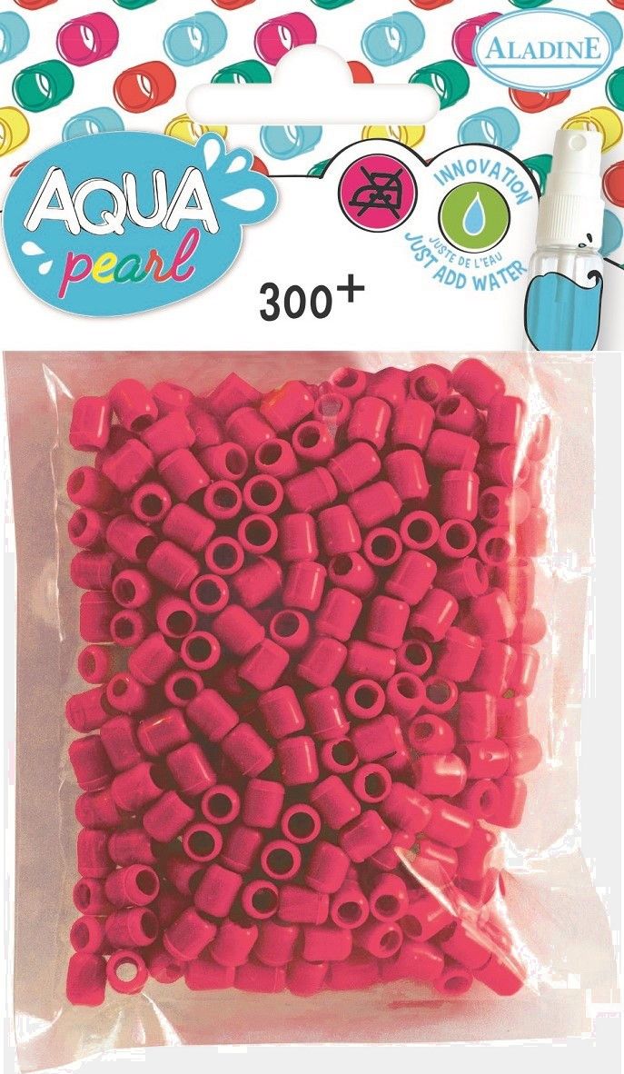 Aladine Koraliki Aqua pearl 300 szt. Magenta