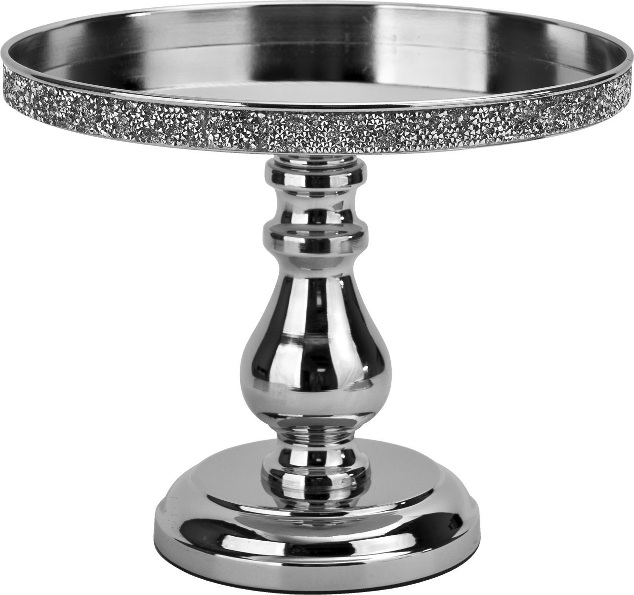 Patera dekoracyjna 21x26 cm srebrna 142300