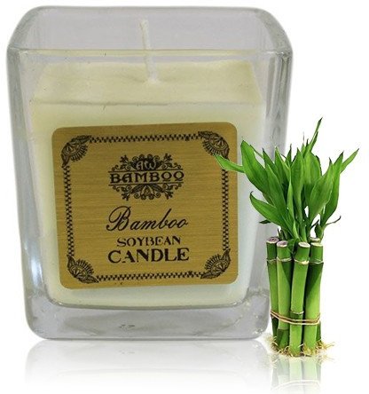 Zapachowa świeca sojowa - Bambus