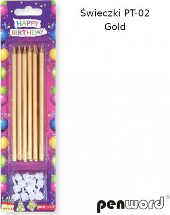 Penword ŚWIECZKI URODZINOWE PT-02 GOLD Penword