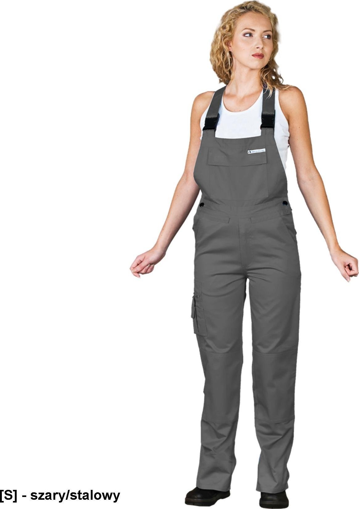 R.E.I.S. LH-WOMBISER - Spodnie ochronne damskie ogrodniczki - granatowy 46