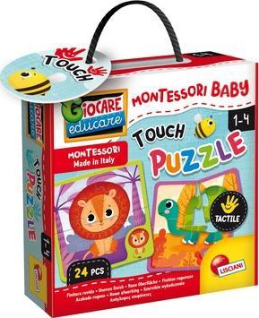 Lisciani Montessori Baby - Dotykowe puzzle