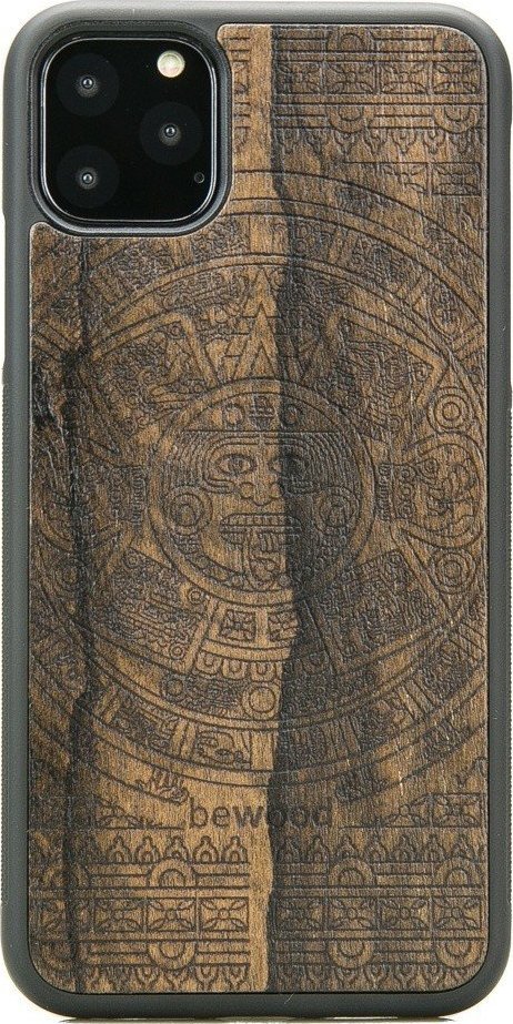 BeWood Drewniane Etui na iPhone 11 PRO MAX KALENDARZ AZTECKI ZIRICOTE