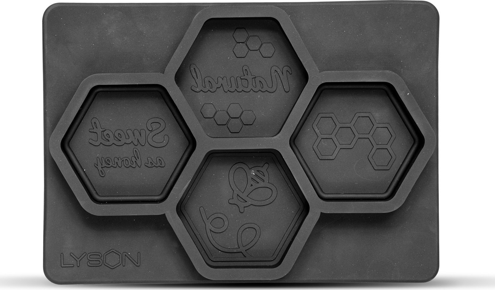 Honey Therapy Forma na mydło 4 heksagony kreatywne pudełko (FM012.) - FM012.