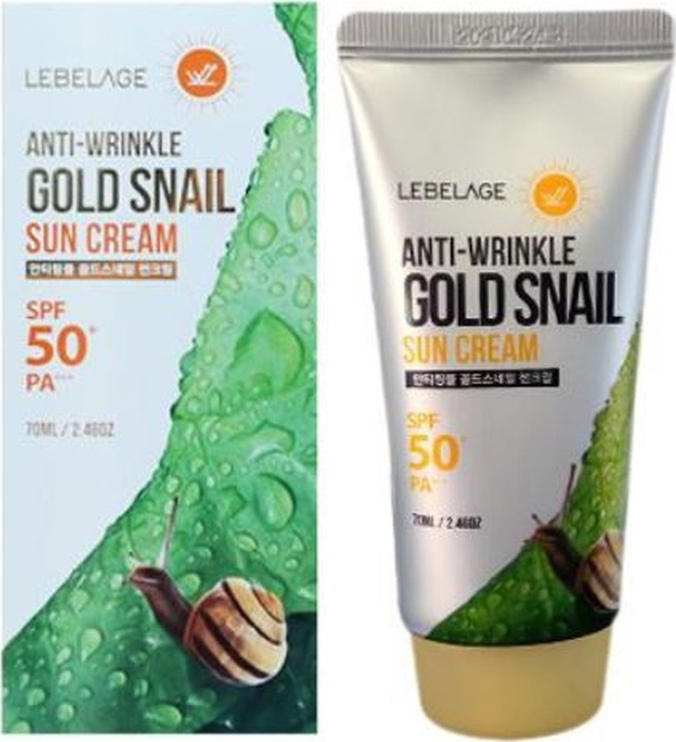Lebelage Krem do twarzy spf 50+ przeciwzmarszczkowy-ślimak 70ml