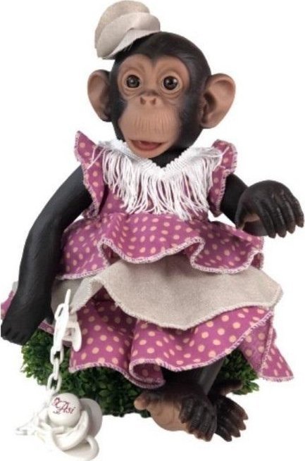 Małpka Lola w hiszpańskiej sukience róż Asi 0607270