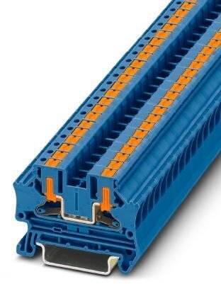 Phoenix Contact Złączka przelotowa z zaciskami Push-in PTV 4 BU