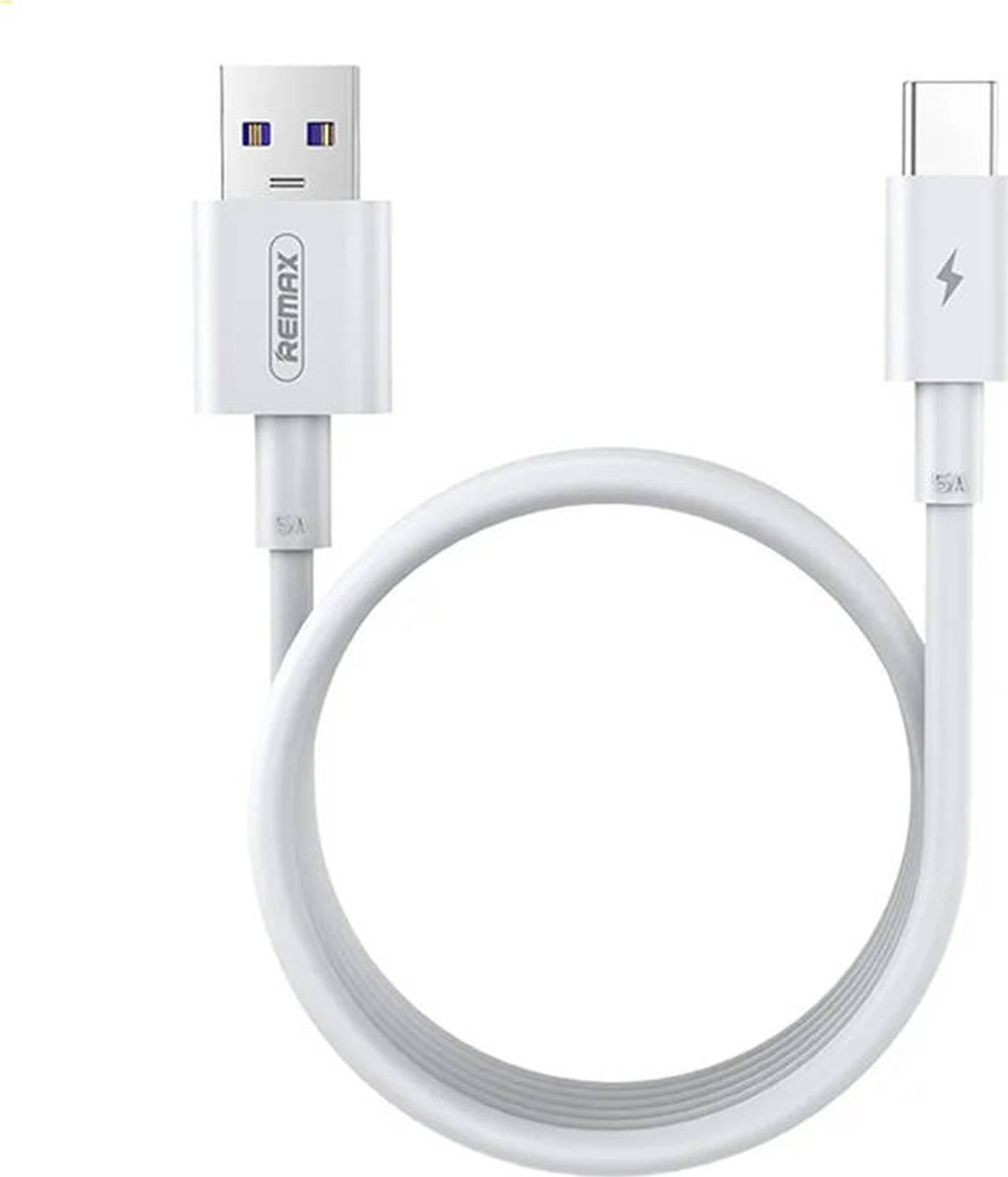 Kabel USB Remax USB-A - USB-C 1 m Biały (RC-175a)