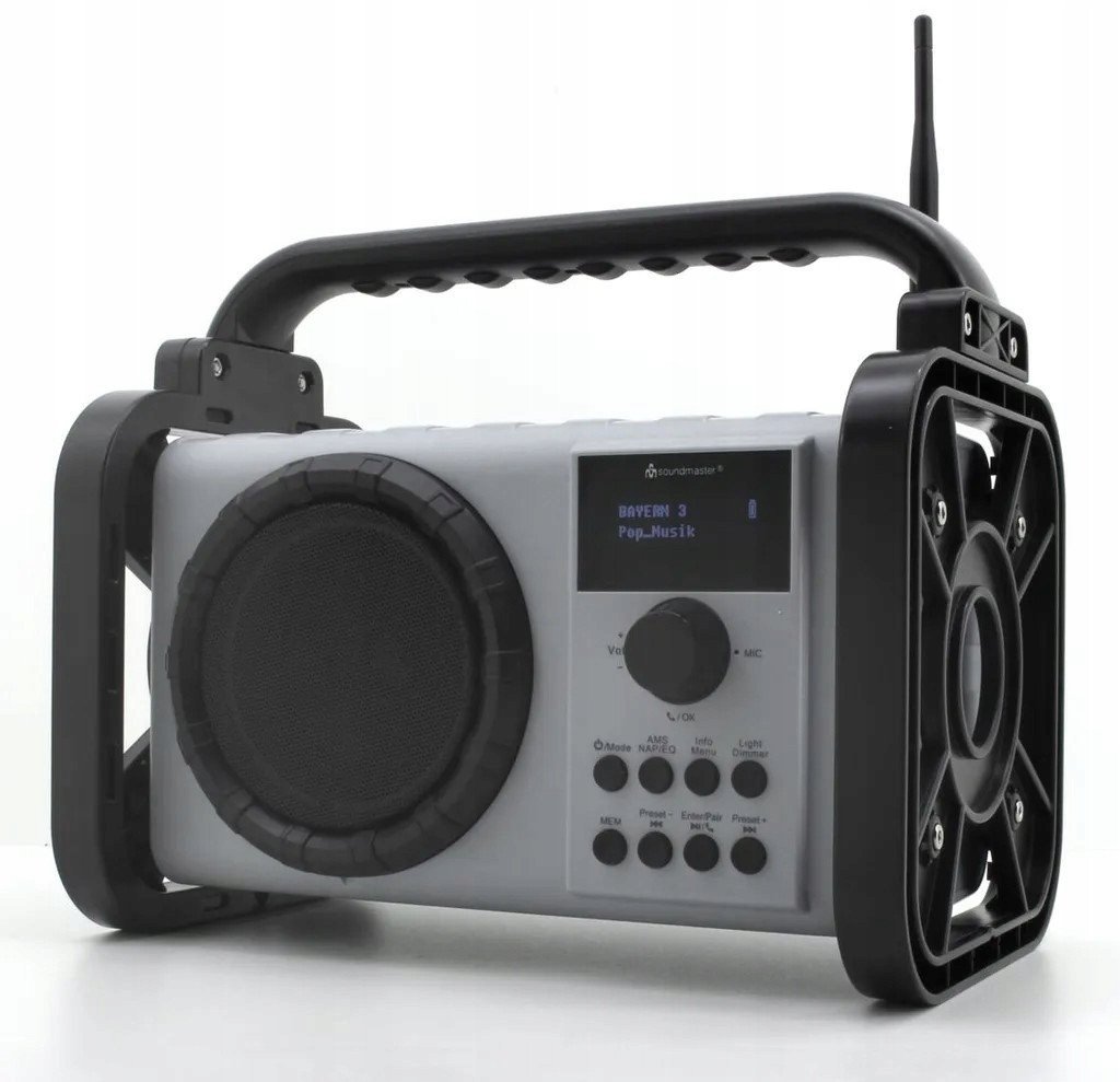 RADIO SOUNDMASTER DAB80SG DAB+ / FM-RDS, BT 5.0, AKU Li-Ion, 5W