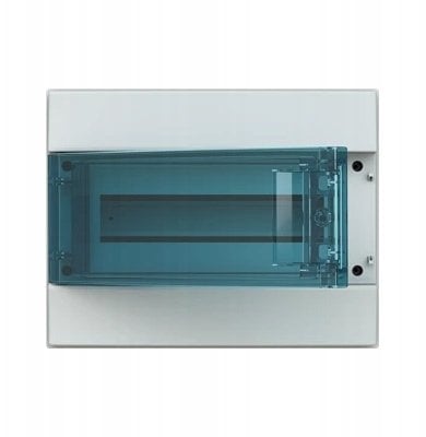 Rozdzielnica modułowa natynkowa hermetyczna Mistral65 1x12 12M IP65 63A II klasa drzwi transp.H65P12X120750 1SLM006500A2212