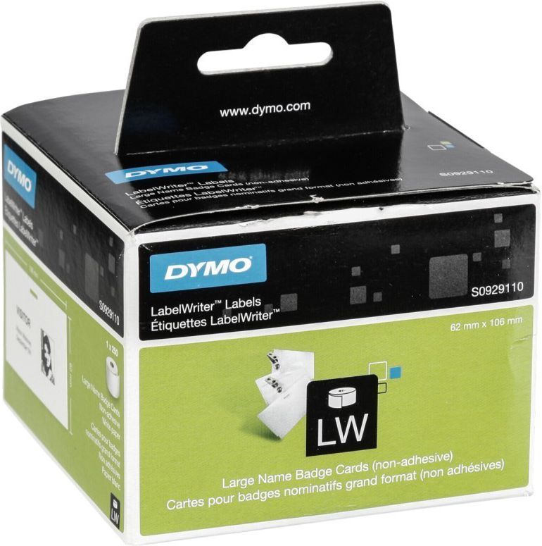 Dymo Duże identyfikatory imienne 106x62mm 250szt. (S0929110)