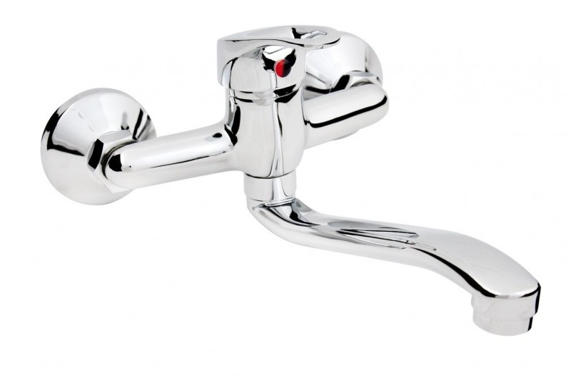 Bateria kuchenna Hydroland Atut ścienna chrom (B394)