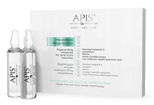 Apis Expert Med Care Regenerujące ampułki niwelujące blizny potrądzikowe 5x10ml 10ml