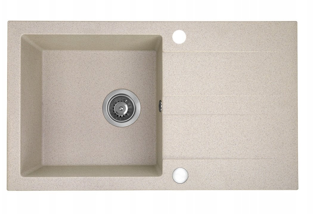 AQ.901-1012011 / AQUAFORM / MARANELLO / ZLEW GRANIT BEŻ, 44X76CM , 1K+OC , SYFON /