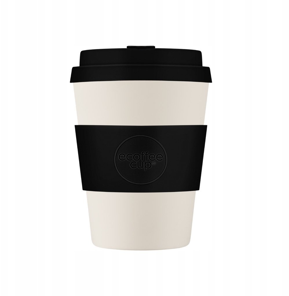 Ecoffee cup Kubek na wynos Coffee Cup Solid Colours 350ml - Black Nature