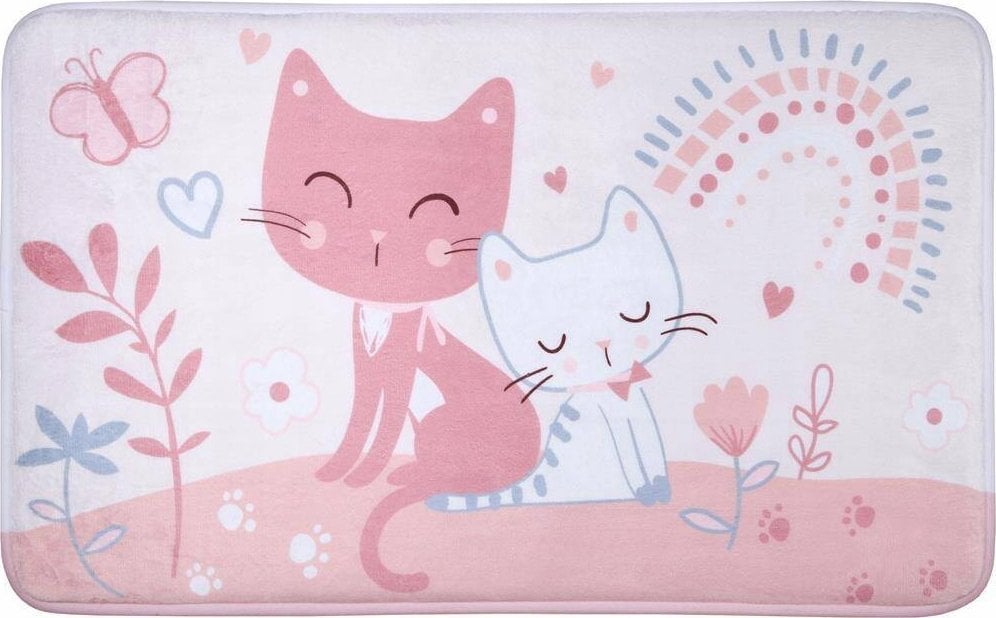 Dywanik dziecięcy ZOELINE różowy, 45 x 75 cm