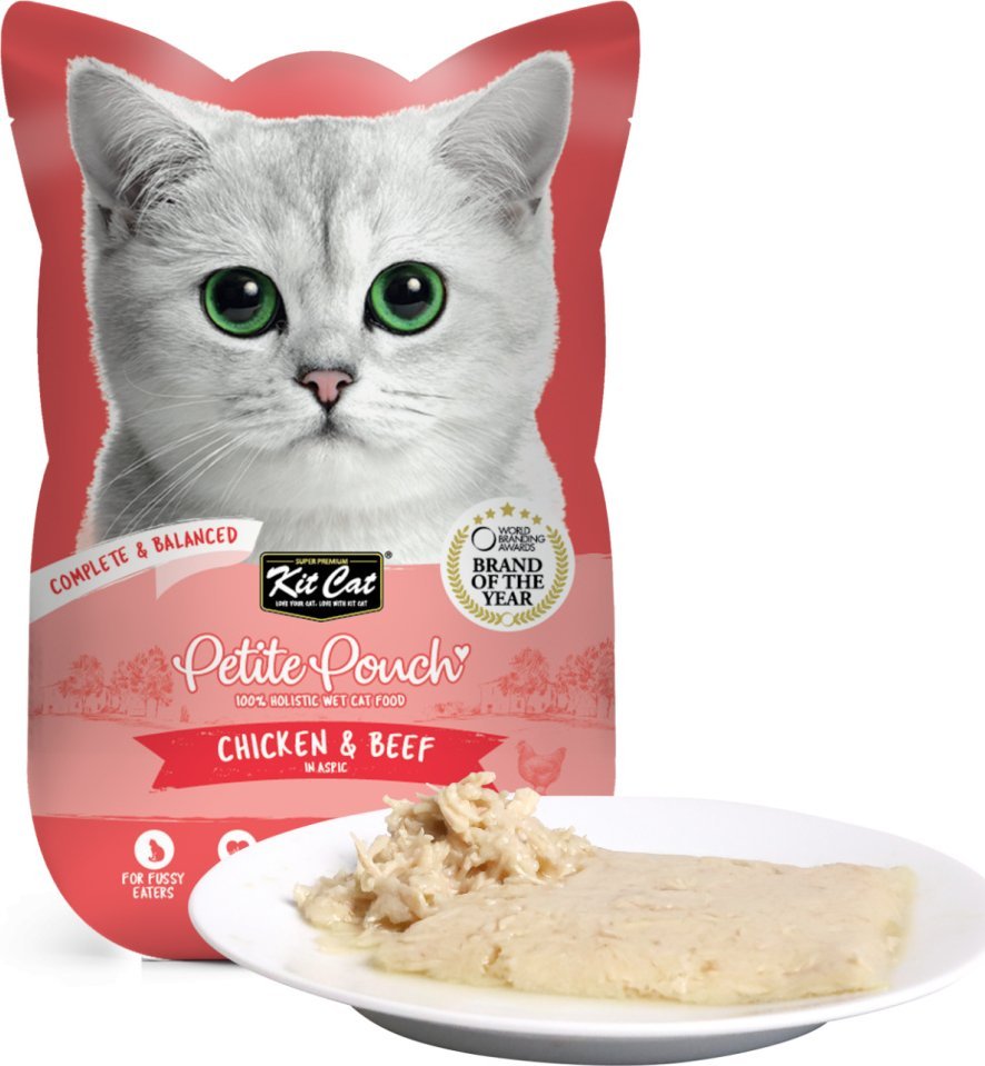 Kit Cat Kit Cat Petite Pouch Tuna Chicken & Beef saszetka 70g