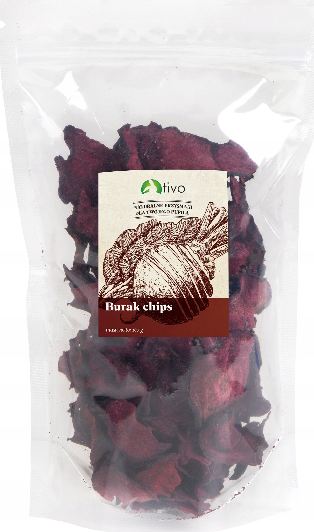 Tivo TIVO WARZYWA BURAK CHIPS 100g