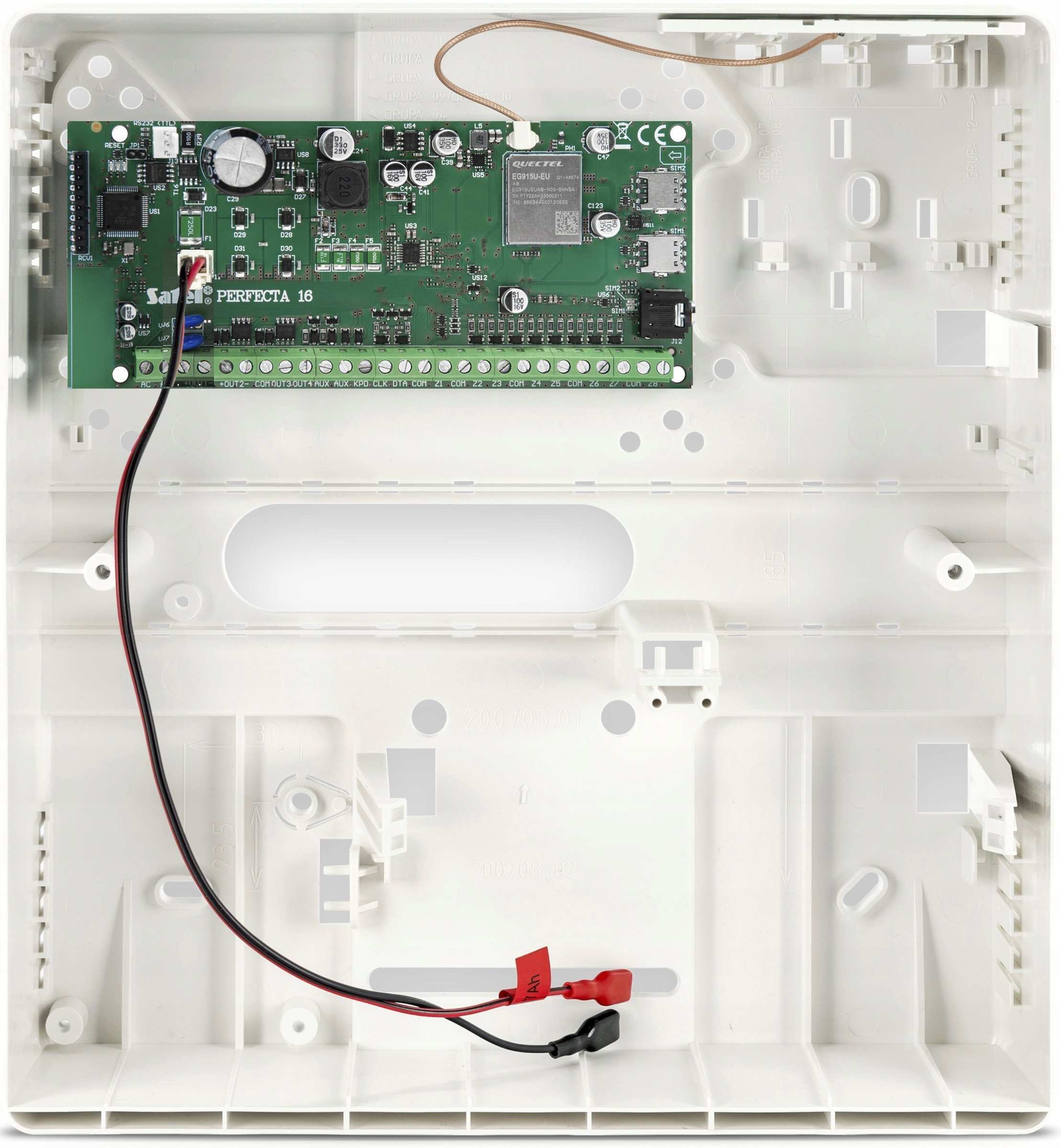 SATEL PERFECTA 16 LTE SET-A (Centrala, antena, obudowa)