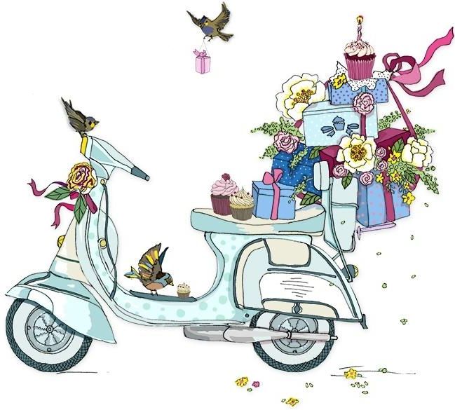 Clear Creation Karnet Swarovski kwadrat Skuter (CL2416)