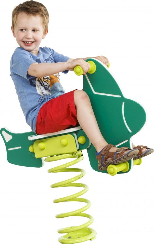 Huśtawka KBT Bujak na sprężynie na plac zabaw - samolot (172.003.001.001)