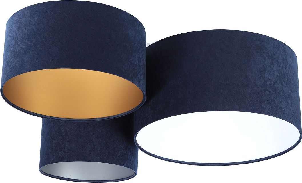 Lampa sufitowa Lumes Welurowa potrójna plafoniada - EXX52-Eloma