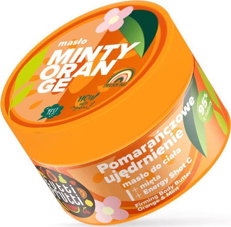 Farmona Tutti Frutti ujędrniające masło do ciała Pomarańcza i Mięta + Energy Shot C 200ml