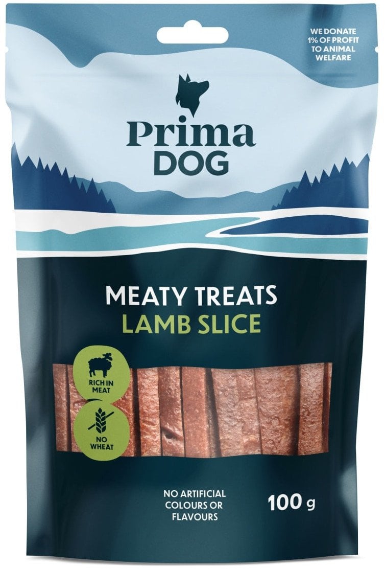 PRIMADOG LAMB STRIPS 100 G