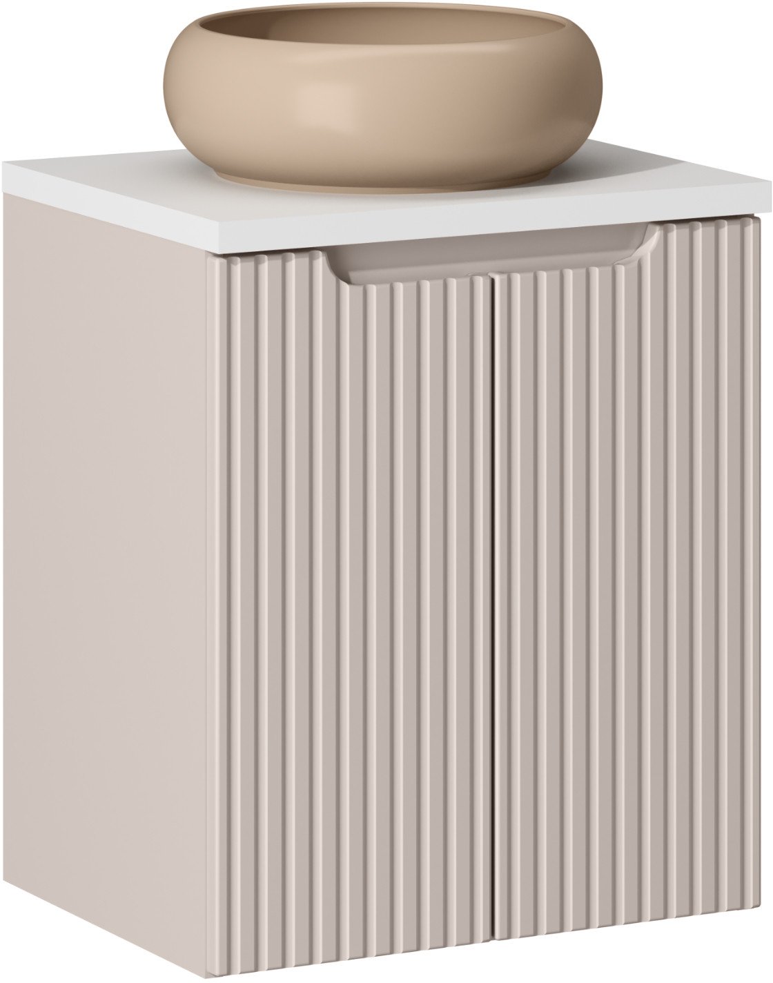 Zestaw meblowy 50cm z blatem i umywalką nablatową Wiki