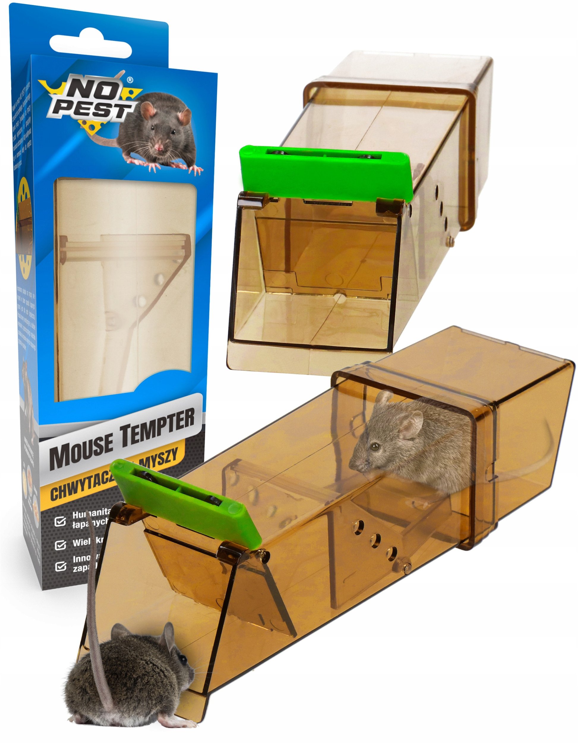 ŻYWOŁAPKA GRYZONI MOUSE TEMPER NO PEST