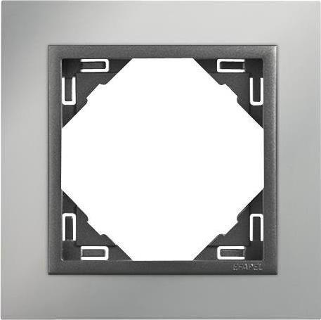 Efapel EFAPEL METALLO RAMKA 1-KROTNA CHROM GRAFIT 90910 TRS