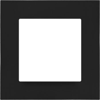 Kontakt-Simon Ramka pojedyncza czarny mat Simon 55 TR1/149 Kontakt-Simon