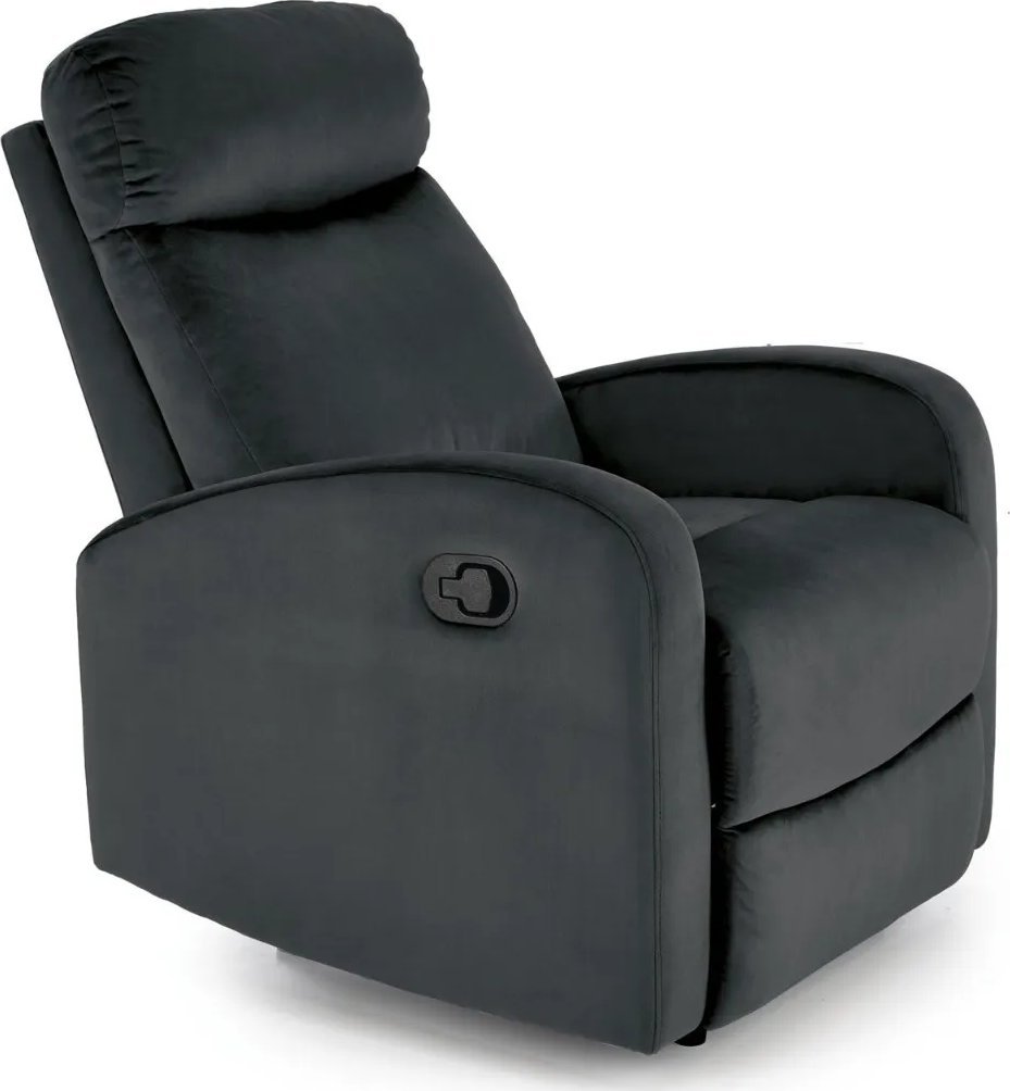 Halmar Fotel rozkładany WONDER VELVET czarny HALMAR