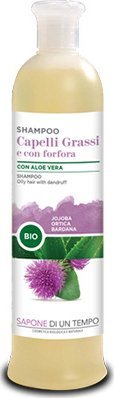 Szampon przeciwłupieżowy Pokrzywa & Łopian 500 ml - SAPONE DI UN TEMPO