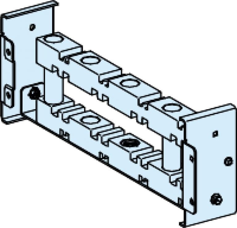 Schneider Electric Wspornik szyn zbiorczych 4P 5/10mm LVS04664