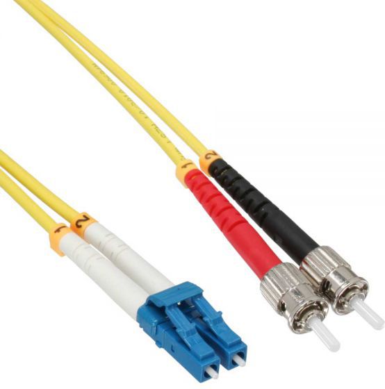 InLine Patchcord światłowodowy LC/ST 9/125µm OS2 2m (88902)