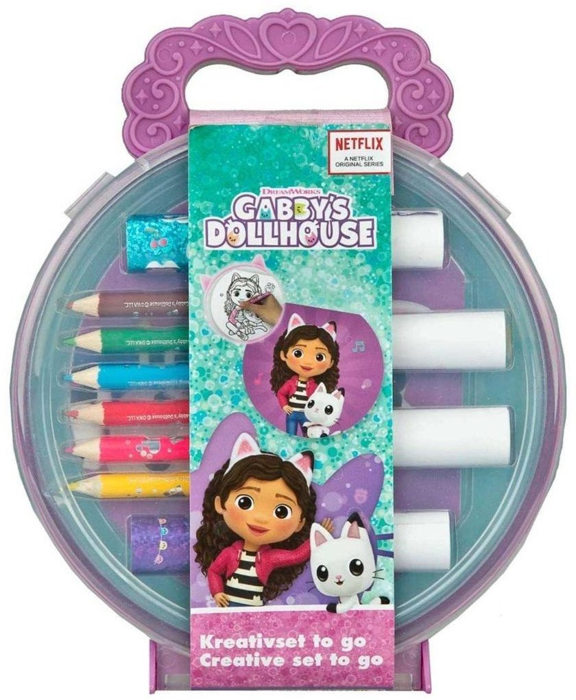 Zestaw do Kolorowania z Naklejkami w Walizce 14el