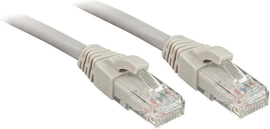Lindy Patchcord Cat6, U/UTP, 1m, szary (48002)