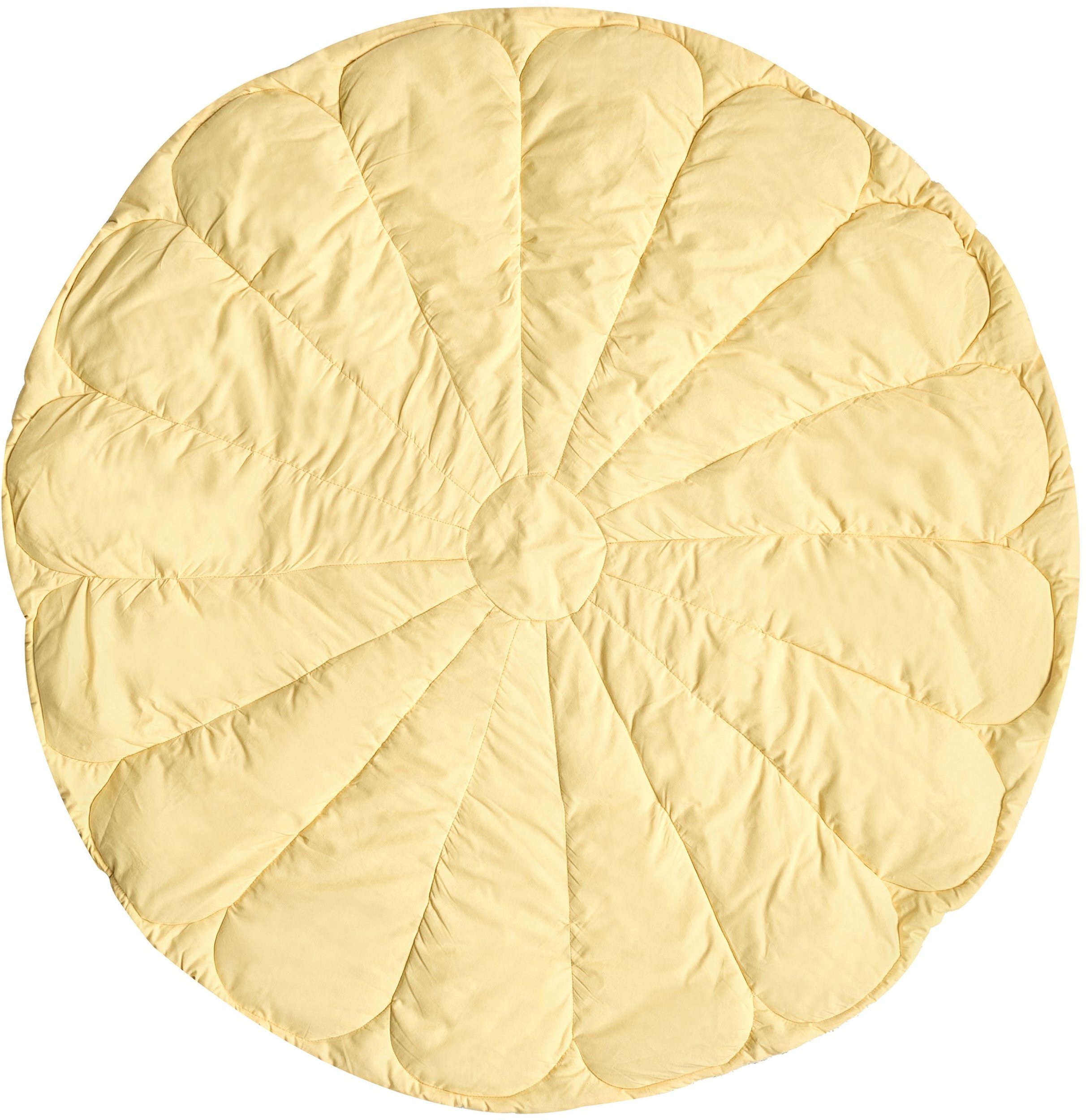 Mata do zabawy kwiat 110 x 110 cm żółta ELIZJUM