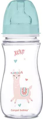 Canpol Butelka 300 ml EasyStart Exotic Animals zielony 35/222