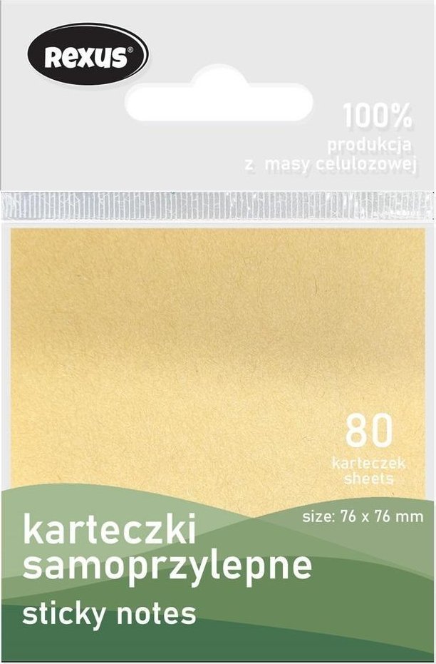 Karteczki samoprzylepne 76x76mm 80szt Eco