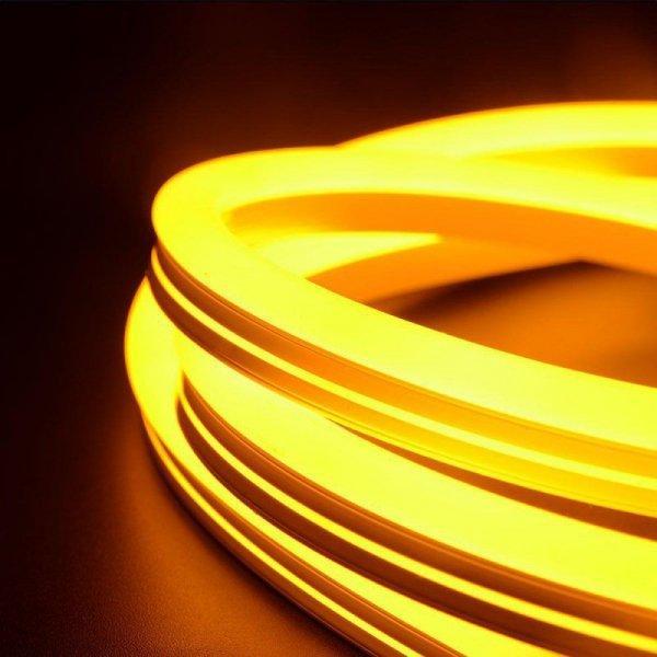 Taśma LED V-TAC Neon Flex V-TAC 24V IP68 10mb Cięcie co 5cm 6,5W/m IP68 VT-554 Żółty 260lm