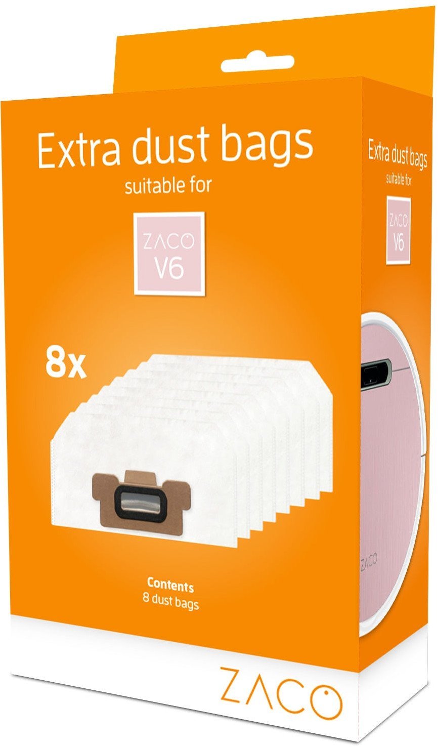 Zaco V6 8 gab. - Maisini robotam puteklu sucejam