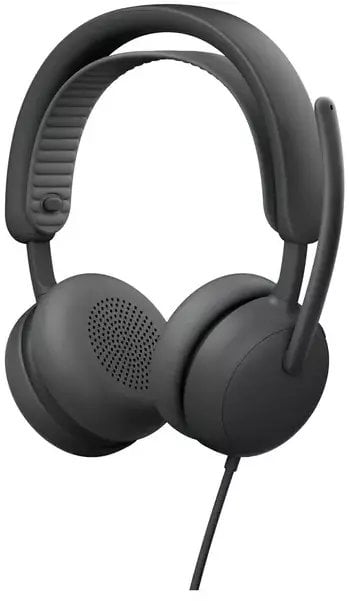Słuchawki Logitech słuchawki/zestaw słuchawkowy Przewodowa Grafitowy 981-001618