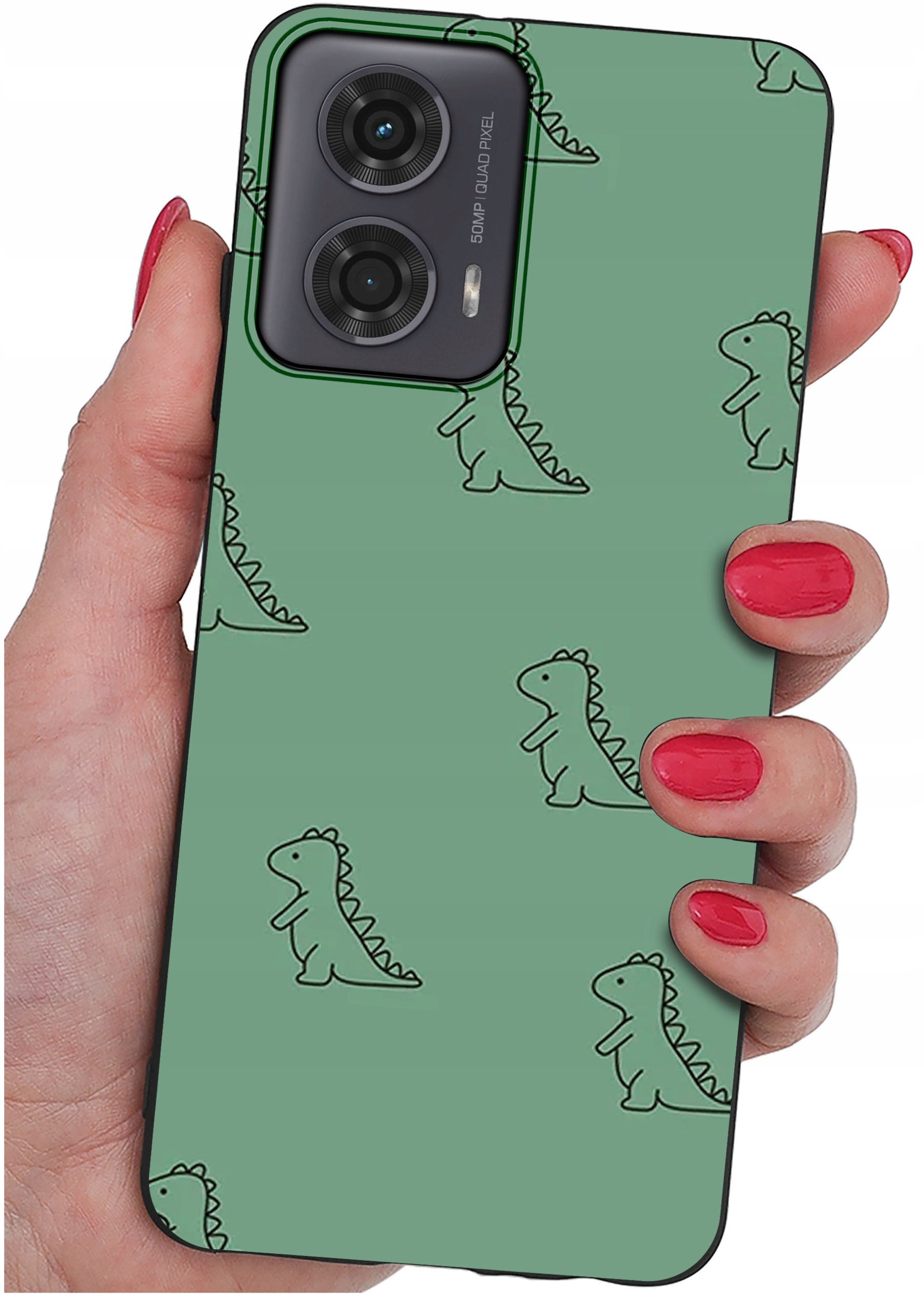 Etui do Motorola Moto G24 |G24 POWER |G04 |E14 WZORY |SILIKONOWE MATT SZKŁO