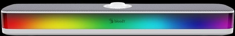 A4tech Bloody Soundbar S10, Bluetooth, RGB, bílá