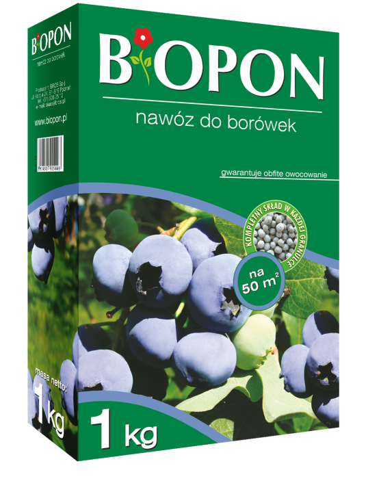 Biopon Nawóz granulowany do borówek 1kg (1130)