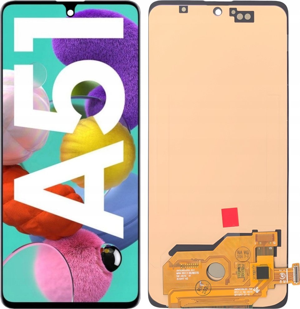 WYŚWIETLACZ EKRAN LCD DO SAMSUNG GALAXY A51 4G OLED (SM-A515F, SM-A515F/DSN, SM-A515F/DS, SM-A515F/DST, SM-A515F/DSM, SM-A515F/N, SM-A515U, SM-A515U1,